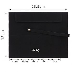 Custom logo Travel <b>Watch</b> Pouch Durable Business Bag Capacity <b>Watch</b> Storage Bag Soft PU Leather <b>Watch</b> Rolls - Product Image 2