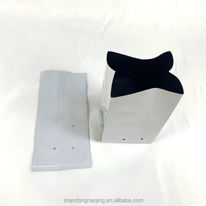 Récipient de plantation rectangulaire en plastique de 1 gallon, <span class=keywords><strong>sac</strong></span> de culture respirant perforé noir/blanc pour jardin de fleurs de tomates - Product Image 3