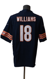 Maglie da Football Americano della Città di Chicago All'Ingrosso, Traspiranti, Manica Corta, Blu Navy # 15 Roma Odunze # Maglie da calcio 18 Caleb Williams - Product Image 3