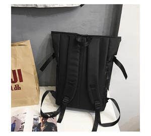 Sac à dos décontracté et sportif pour ordinateur portable, style Rolltop, personnalisable pour l'école et la mode - Product Image 3