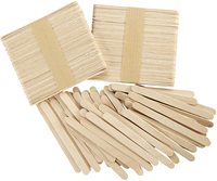 Pabrik Tiongkok 150MM/114MM/93MM tongkat kerajinan kayu 50 buah paket anak-anak kerajinan kayu tongkat es krim alami Mini Jumbo