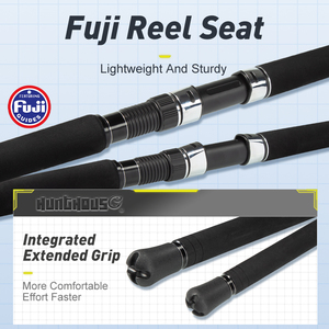 <span class=keywords><strong>Canne</strong></span> <span class=keywords><strong>à</strong></span> <span class=keywords><strong>pêche</strong></span> spinning Hunthouse 2,5 m 30T 3 sections, poids de lancer 200 g, anneaux Fuji, pour <span class=keywords><strong>la</strong></span> <span class=keywords><strong>pêche</strong></span> au thon en haute mer (popping) - Product Image 5