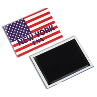 Machine d'impression d'aimants de réfrigérateur 3D en fer blanc écologique avec logo personnalisé CMYK 4C, forme rectangulaire, pour souvenirs touristiques de Malte