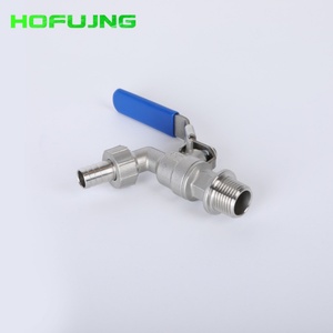 Vanne à bille pneumatique en acier inoxydable 304/316, filetage femelle 1/2'', contrôle du gaz/de l'air/de l'eau/de l'huile, OEM Hofujng, garantie 1 an - Product Image 5