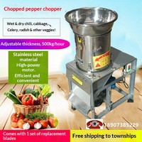 Machine à hacher les légumes, déchiqueteuse de piments, broyeur de gingembre et d'ail, hachoir à poivre, processeur d'aliments pour poulets et porcs (à partir de 5 ans)