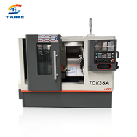 Nouveau tour CNC horizontal incliné de haute précision TCK36, centre de tournage, rail de guidage linéaire