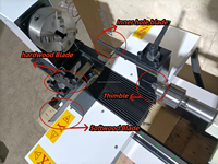 Fácil de operar Automático Carpintería Control de computadora AutoCAD Software Pequeño 4 ejes Cnc Torno de madera AR26 para la venta