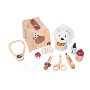 Ensemble de jeu éducatif en <span class=keywords><strong>bois</strong></span> pour la petite enfance, soins aux animaux, 4-6 ans, unisexe, développement du jeu de rôle, jouet de jeu de rôle de <span class=keywords><strong>docteur</strong></span> - Product Image 5