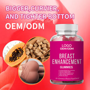Частная торговая марка, увеличение груди, лифтинг и укрепляющий без сахара, Pueraria Lobata, Ферментные жевательные мармеладки, папайи - Product Image 3