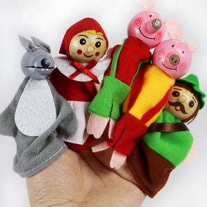 Montessori Neuheit Plüsch <span class=keywords><strong>Finger</strong></span> <span class=keywords><strong>Puppet</strong></span> Story Mini Gefüllte Lustige Kleine Lernspiel zeug für Kinder Kleinkind Jungen & Mädchen - Product Image 5