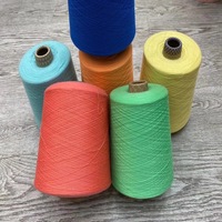 Wholesale Mulberry Raw Silk Yarn 120nm/2 Stock Supply Custom Yarn Dyed 100% Spun Silk Yarn