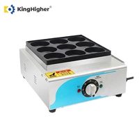 Nouvelle machine commerciale électrique en acier inoxydable pour gâteaux roulés, machine à Obanyaki et Imagawayaki japonais, machine à gâteaux aux haricots rouges pour la vente de nourriture de rue