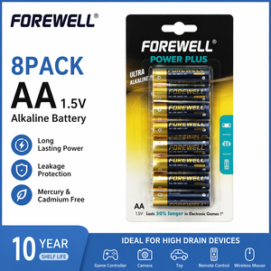 Batterie alcaline super FOREWELL LR6 <span class=keywords><strong>AA</strong></span> 1.5V all'ingrosso, otto celle, alta capacità, a prova di perdite, a secco, per serrature intelligenti con impronta digitale - Product Image 2