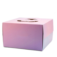 Cajas para Pasteles Personalizadas con Papel de Arte de Color Personalizado, Lámina Dorada, Reciclables y Aptas para Alimentos, para Bodas y Té de la Tarde