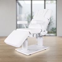 Table de massage électrique moderne à 4 moteurs, table de bien-être électrique pour salon, éponge haute densité, capacité de charge de 200 kg