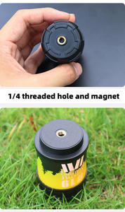 Linterna LED Recargable, Magnética, Giratoria, Impermeable, de 19 Colores, para Camping, Portátil, Regulable, Multifuncional - Product Image 6