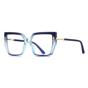 <span class=keywords><strong>Gafas</strong></span> Ópticas Extra Grandes Modelo 2267, Armazón de <span class=keywords><strong>Gafas</strong></span> TR90, Armazón Óptico de Ojo de Gato para Mujer, Logotipo Personalizado, Armazón en Existencia para Miopía - Product Image 6