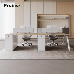 Văn phòng hiện đại nhân viên deskluxury văn phòng bàn mới nhất thiết kế nội thất văn phòng và Máy Trạm máy tính bảng - Product Image 2