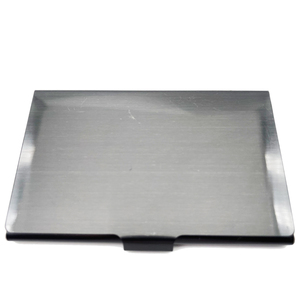 Fabrication prix coloré en acier inoxydable brossé affaires <span class=keywords><strong>porte</strong></span>-cartes de crédit accepter logo personnalisé pour les hommes <span class=keywords><strong>carte</strong></span> de crédit - Product Image 4