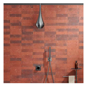 Libert Nouveau Ensemble de Robinetterie de Douche Créatif Encastré en Acier Inoxydable, Fixation Plafond, Effet Goutte d'Eau, Lumière Ambiance Tropicale - Product Image 2