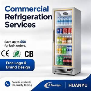 Vitrine Réfrigérée Verticale Commerciale à Température Unique pour Boissons, Bières, Cola – Présentoir de Supermarché avec Porte Vitrée - Product Image 5