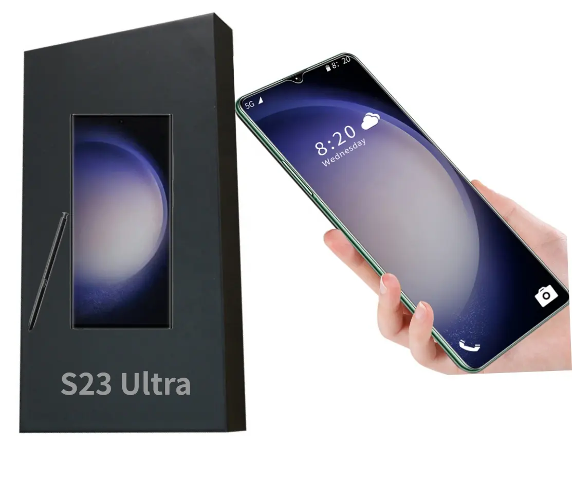 New Unlocked Original S23 U Itra 7.2inch Smartphone 16GB+1TB 6800mah Android 13 Mobile Phone Wholesale Dual Sim 5g Cellphone