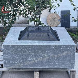 Chauffage extérieur <span class=keywords><strong>Barbecue</strong></span> Béton Carré <span class=keywords><strong>Cheminée</strong></span> Camping Poêle Charbon De Bois Foyers - Product Image 2