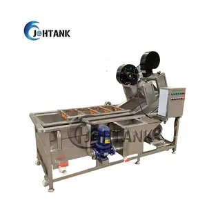 Industrial Vegetable and Fruit Washing Machine fish rhizome leaf vegetable cleaner bubble cleaning machine