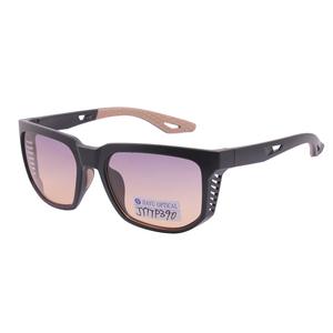 Lunettes de soleil polarisées pour hommes et femmes, lunettes de protection latérale, style rétro steampunk, lunettes de soleil de pêche - Product Image 1
