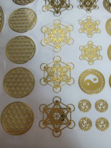 사용자 정의 인쇄 골드 실버 <span class=keywords><strong>3D</strong></span> 홀로그램 스티커 디지털 인쇄 접착 스티커 개인 스티커 투명 수락 - Product Image 2