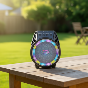 Altavoz Bluetooth IQ Sound de 4 Pulgadas con Luces RGB, Estéreo Portátil Inalámbrico para Uso en Exteriores - Product Image 2
