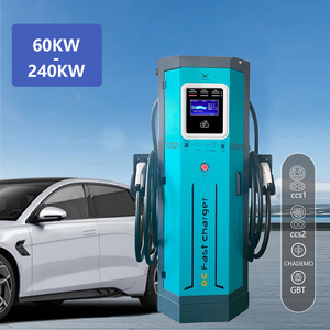 สถานีชาร์จรถยนต์ไฟฟ้าแบบติดตั้งบนพื้นรุ่นใหม่ CCS2 180/240kW รองรับ OCPP ชาร์จเร็ว พร้อมหน้าจอสัมผัสสีขนาด 7 นิ้ว ตัวเครื่องกันน้ำกันฝุ่นมาตรฐาน IP54/IK10 - Product Image 4