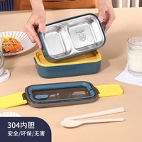 Edelstahl-Lebensmittelverpackung Lunchbox-Set mit Heizfunktion Umweltfreundliche Frischhaltung 1-3L Kapazität Großhandel