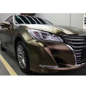 PET TPU Cast Self Repair Self Healing Pearl Metal Satén Mate Metálico Marrón 1,52x18M/5x60FT Car Wrap Vinilo 5x60FT Pegatinas para autos - Product Image 2