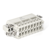 Connecteurs robustes de 16 broches avec borne à vis connecteur mâle, 16A, série HA, 09200162612 pièces