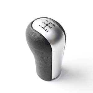 Pommeau de levier de vitesse en cuir argenté 5 vitesses adapté à la Toyota Corolla - Product Image 3