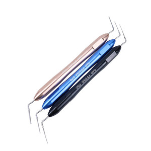 Compacteur vertical dentaire pour le remplissage des canaux radiculaires, instrument manuel, noir, bleu, or, spécification DC012 - Product Image 5