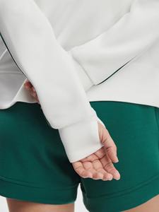 ชุดเล่นกอล์ฟแขนยาวแบบมีซิปด้านหน้าสำหรับผู้หญิงชุดเล่นกอล์ฟผ้านุ่มเอวสูงแบบปรับแต่งได้ - Product Image 2