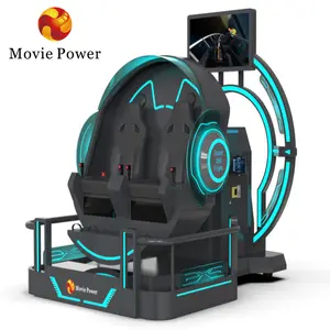 360 Degree Vr Game Machine 2 Seaters Roller Coaster 360 Vr Machine Virtual Reality Gaming Machine
