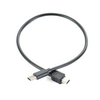 Kabel pengisi daya Data Tipe C pria Ke Mini B 5 Pin Male USB OTG untuk kamera ponsel cerdas dan komputer