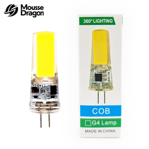 <span class=keywords><strong>G4</strong></span> <span class=keywords><strong>LED</strong></span> COB Lustre en cristal 5W Haute luminosité 3000K 6000K Blanc chaud AC DC 12V Céramique Silicone pour usage résidentiel - Product Image 2
