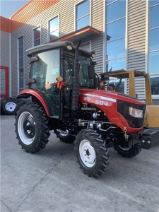 รถแทรกเตอร์การเกษตร60HP 100HP 80HP ที่ผลิตในจีนเครื่องยนต์ดีเซลเป็นไปตามมาตรฐานการปล่อยมลพิษ - Product Image 3