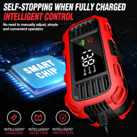 Chargeur de batterie de voiture intelligent FOXSUR FBC1202E 12V/2A, prend en charge le chargeur de batterie au plomb-acide entièrement automatique à charge lente