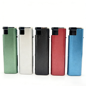 Encendedor de Gas Recargable de Acero de Diseño Moderno OEM, Encendedor de Butano Resistente al Viento, Encendedor Electrónico de Chorro, Regalos Empresariales para Cigarros y Cigarrillos - Product Image 2