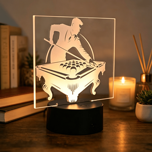 Lampe de table 3D LED USB pour billard, snooker et golf, veilleuse décorative intelligente, cadeau original pour intérieur - Product Image 3