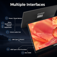 Monitor portátil externo ultradelgado y ligero de 15.6 pulgadas FHD 1080P IPS de 10.9 mm para computadora portátil, teléfono y dispositivos Pro.
