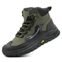 Chaussures de sécurité en acier pour hommes et femmes, anti-écrasement, anti-impact, respirantes, légères, bottes de sécurité industrielles