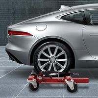 Chariot de roue de voiture, cric hydraulique de positionnement de véhicule de voiture de chariot auto-chargeant résistant avec la pédale pour des parkings