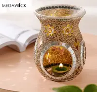 Hersteller Mosaik Glas Öl Brenner, Teelichter Wachs Schmelzen Halter für Geschenke & Dekoration