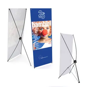 Stand X Stand Banner Promotion X Banner Stand Display Advertising Aluminum Adjustable CMYK Digital Printing